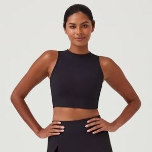 SPANX contour rib mock neck